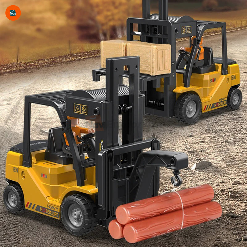 Realistic Forklift Toy with Lights 