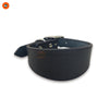 Gentle Grip Wide Leather Dog Collar