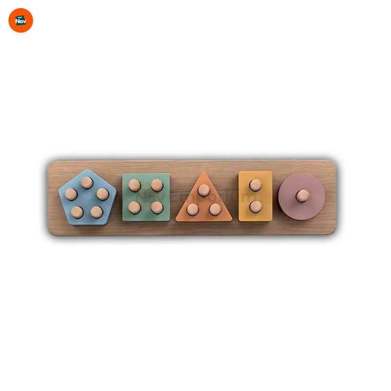 Wooden stacking toy set  