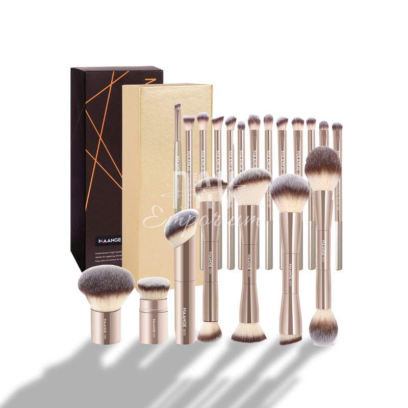 Professional makeup brush set