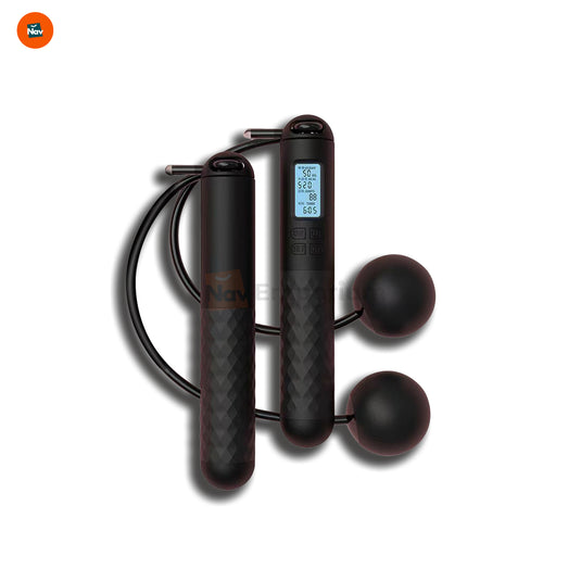 Adjustable weighted jump rope 