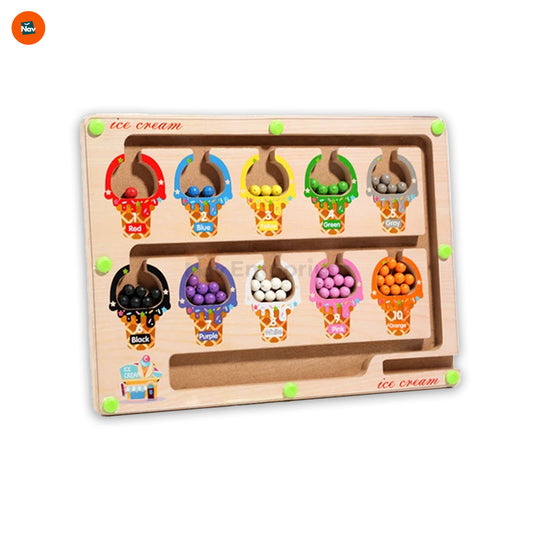 Magnetic Letter & Number Maze Toy  