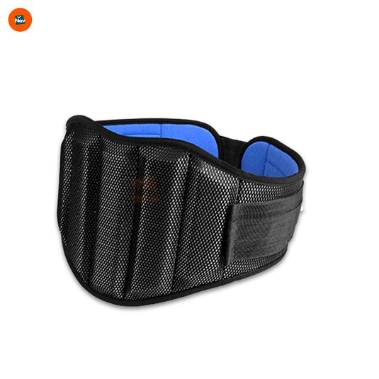 Front view of adjustable back brace 