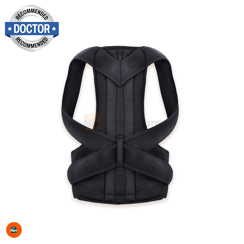 thoracic support from posture corrector