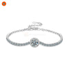 Eternal Star Moissanite Silver Bracelet