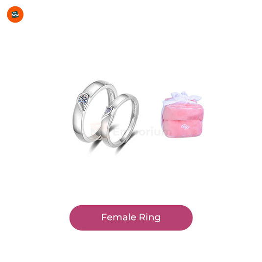 Gift-ready Pink Plush Ring Box 