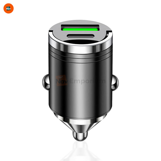 AutoPower car charger in black