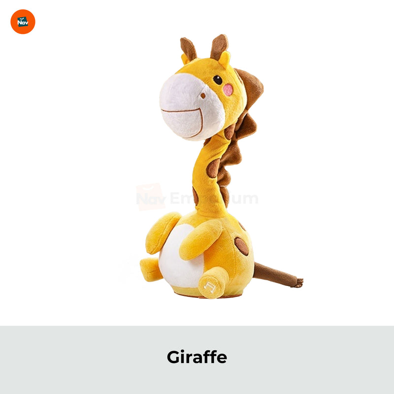 Happy Toddler with Plush Toy  