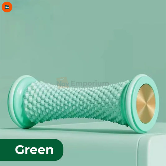 Variant image displaying Green color option for foot roller massager