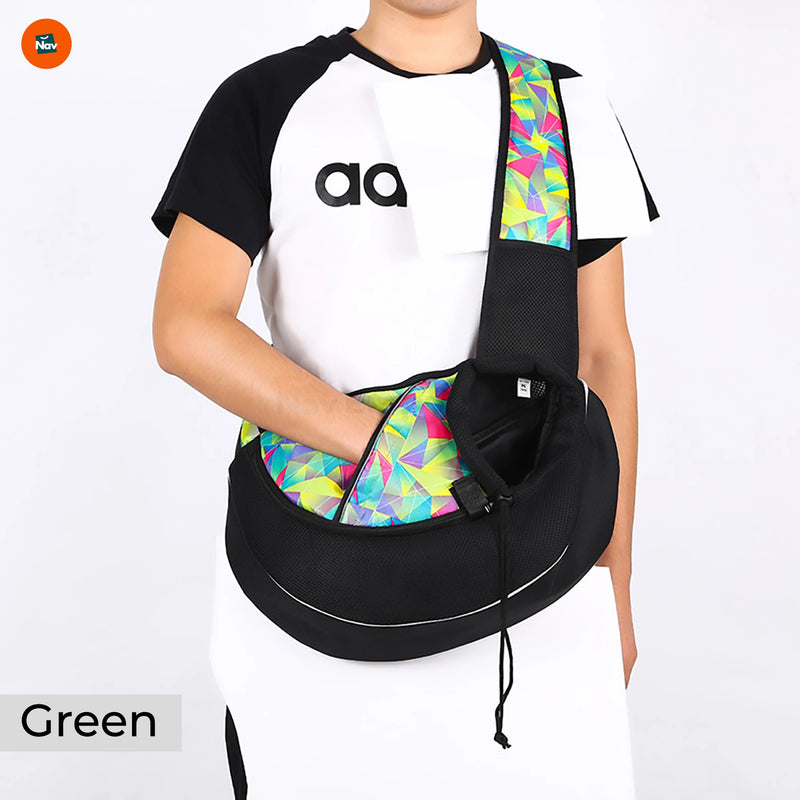 Comfortable dog travel sling 