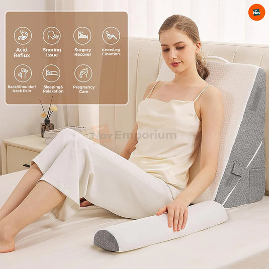 Featured image showing ergonomic wedge pillow