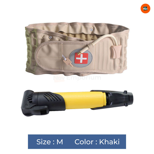 Customizable fit lumbar support belt 