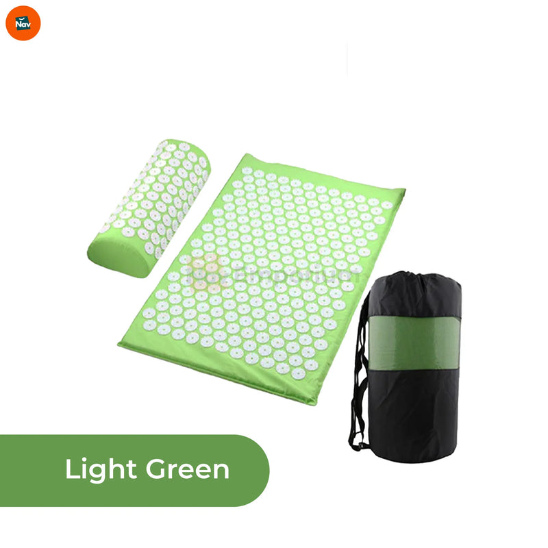 shows removable cover on acupressure mat