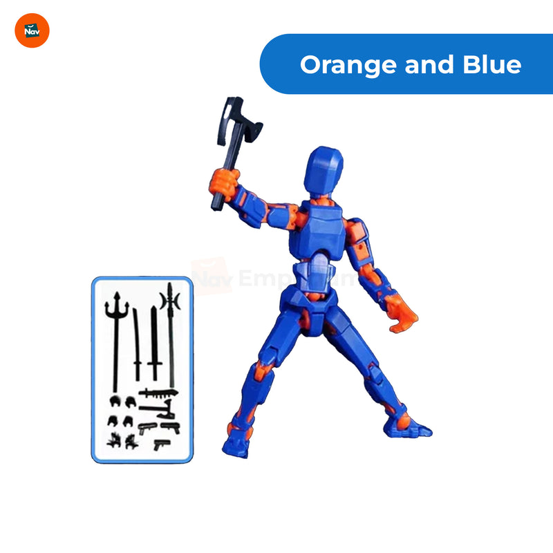 FlexiBot 13 Action Figure Side View 