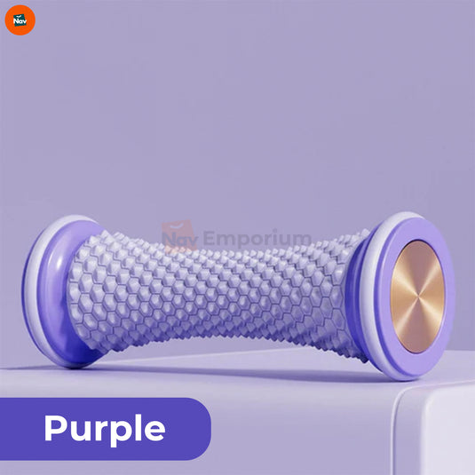 Variant image displaying Purple color option for foot roller massager