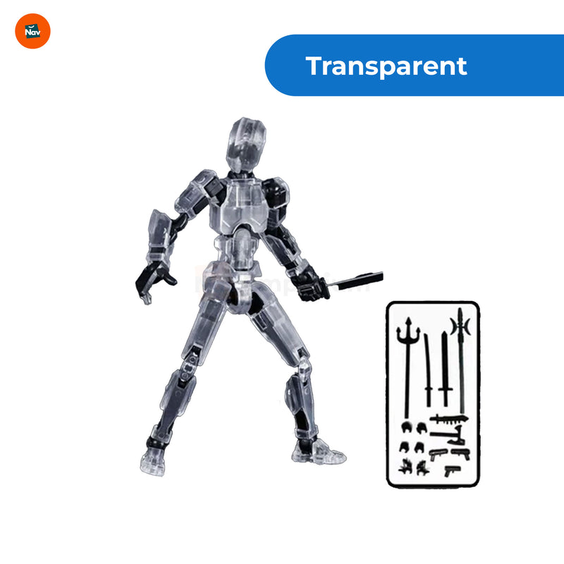 FlexiBot 13 Action Figure with Unique Weapons 