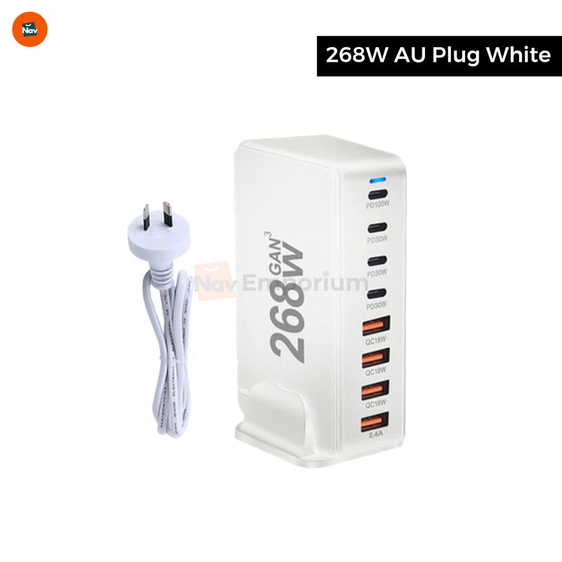 TechPi charger with safety certification labels 
