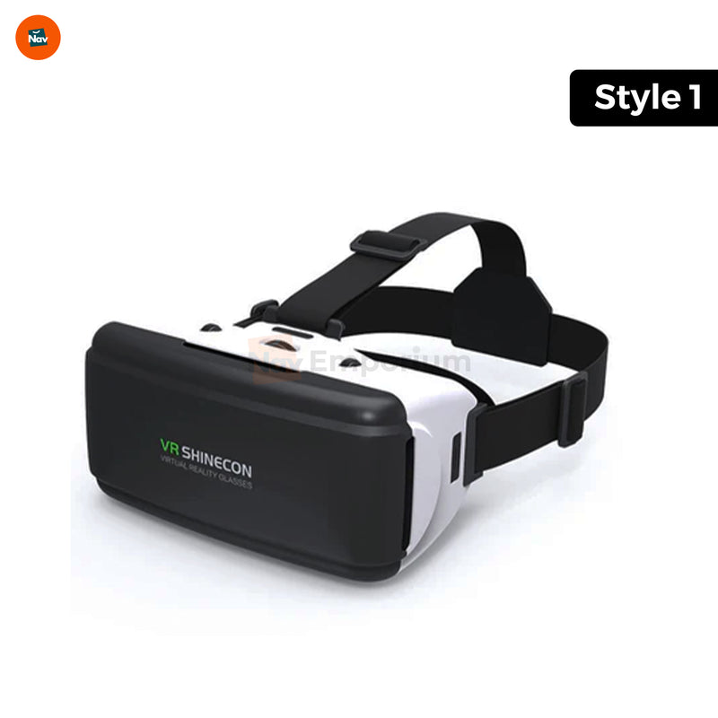 VisionVR headset with adjustable straps 