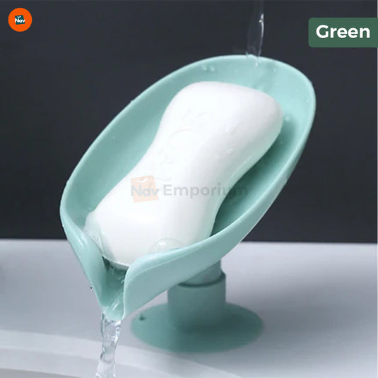 Mold-resistant silicone soap holder 