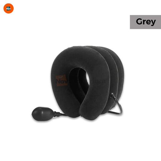 Portable cervical traction device 