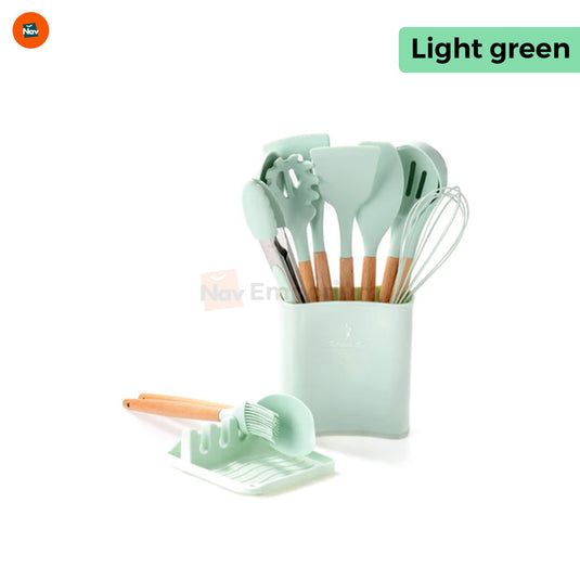BPA-free silicone spatula set 