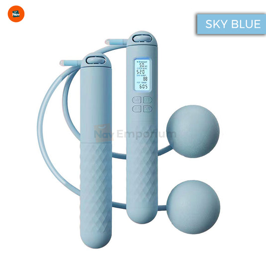 Ergonomic design weighted jump rope  5