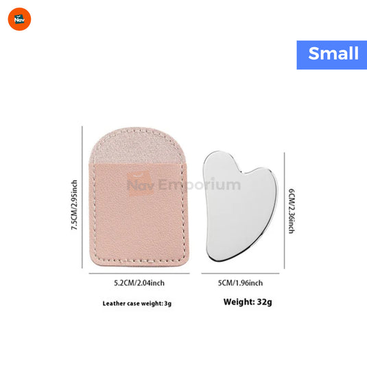 Portable facial tool in pouch 