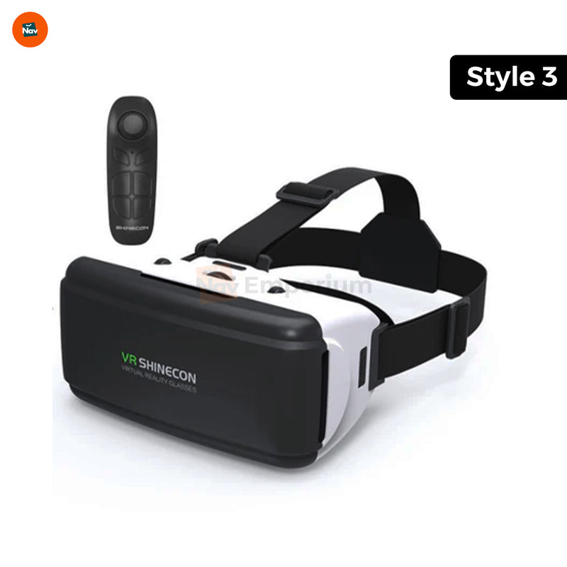 VisionVR headset with smartphone inserted 