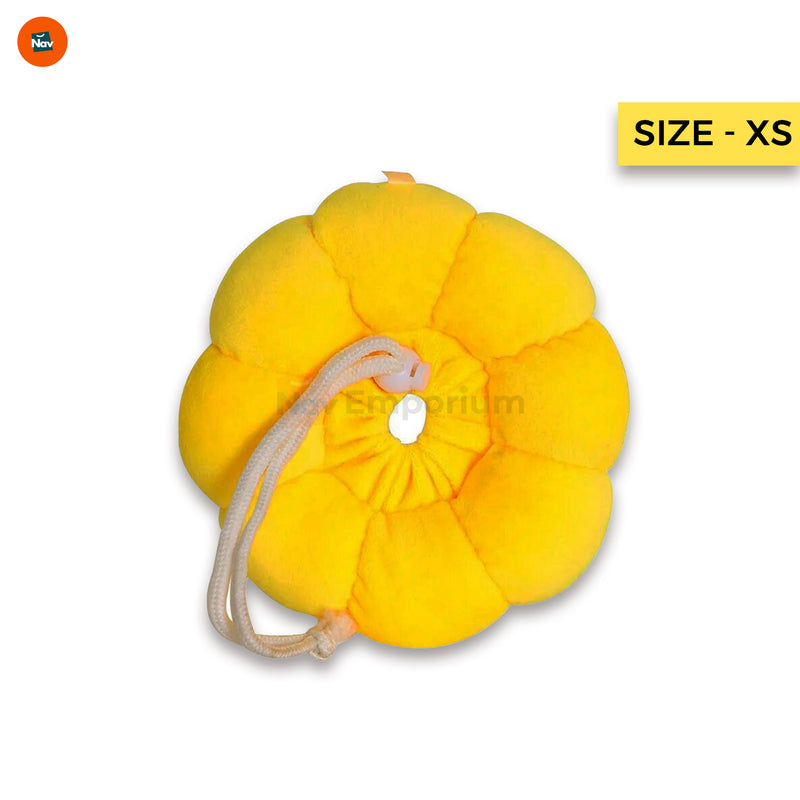 Sunflower design pet recovery collar 