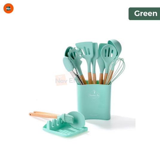 Heat-resistant silicone ladle 