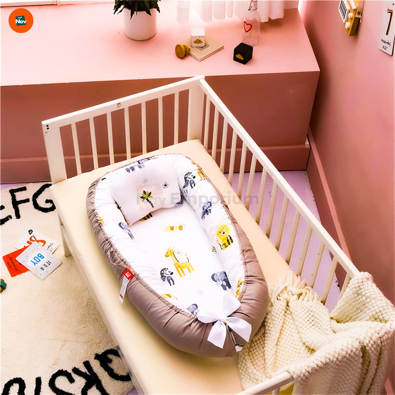 BionicCot Baby Sleep Lounge side view 