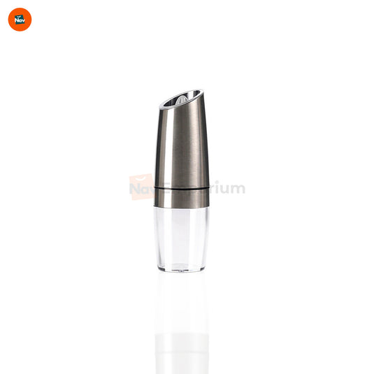 LED lighted pepper grinder in action 