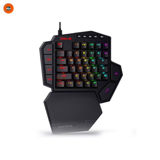 One-handed gaming keyboard RGB 
