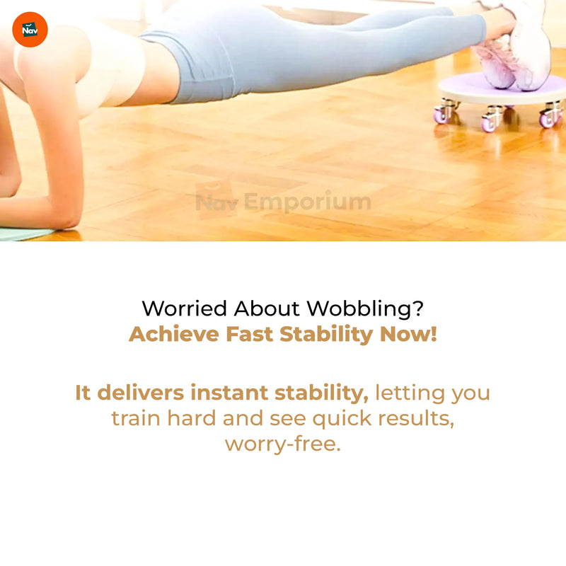 Feature shot of six-wheel abdominal wheel design 